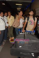 Lara Dutta leave for IIFA Colombo in Mumbai Airport on 1st June 2010 (13).JPG